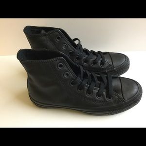 Converse mono leather hi top
